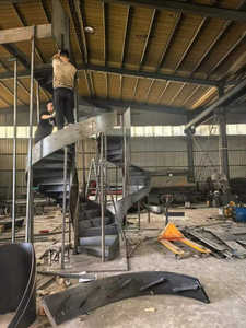 इनडोर और आउटडोर सीढ़ियाँ कस्टम घुमावदार सीढ़ी आसान डिय स्थापित - Product Image 5