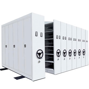 Hand operated mobile metal filing cabinet office furniture filing cabinet