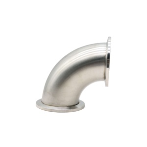 Kf16 kf25 kf40 kf50 SS304 chân không phụ kiện NW khuỷu tay 90 độ thép không gỉ 304 mặt bích khuỷu tay - Product Image 1