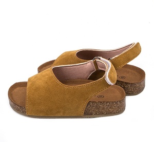 Sandales en liège pour petite fille, nouveau modèle tendance, pour l'extérieur et l'école, tous les jours, avec crochets et boucles, vente en gros, - Product Image 1