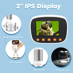 Microlong CM3 USB Electron 1000X Nicroscope Slides 2 Inch LCD Screen 1080P Inspection Camera Stereo 8 CM3 Slides - Product Image 1