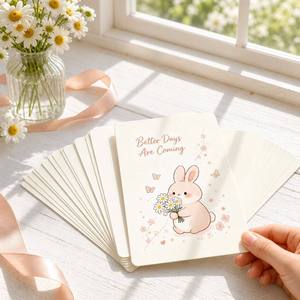 Set di Buste per Biglietti d'Auguri Personalizzati con Illustrazioni di Animali ad Acquerello e <span class=keywords><strong>Tipografia</strong></span> in Lamina d'Oro Completamente Personalizzabile - Product Image 3