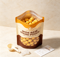 Sachet Doypack imprimé pour aliments, emballage plastique refermable, petit format, anti-odeur, sac Mylar 3.5, pochette personnalisée avec logo