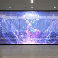 P2 P3 P6.67 P7 Adhesivo Super Slim Pantalla LED Placa PCB Película transparente flexible Publicidad Pantalla LED