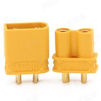 Conector de almacenamiento de energía de contrato de cobre AMASS XT30 al por mayor 2P macho hembra enchufe de alimentación Industrial para almacenamiento de batería