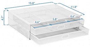 Best Supplier Metal Mesh Desk <b>File</b> Stationery Organizer Monitor Stand Riser Desk <b>Drawer</b> Organizer - Product Image 3