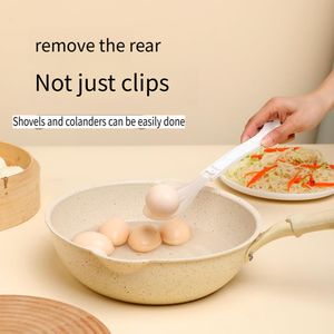 Cuillère à aliments en <span class=keywords><strong>plastique</strong></span> détachable créative avec conception de verrouillage pour la cuisson des desserts Sandwich Cuisine Utiliser des pinces à pain - Product Image 6