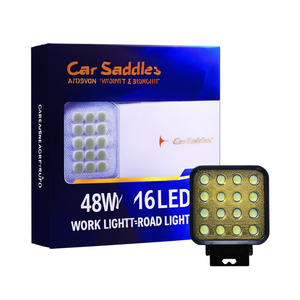 ไฟส่องสว่างสำหรับรถยนต์แบบสี่เหลี่ยม 16LED 48W สำหรับงานออฟโรด - Product Image 1