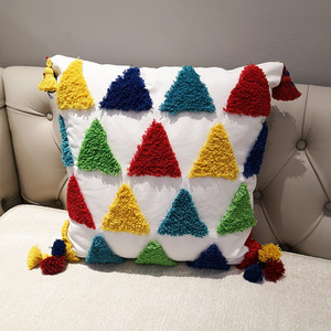 Ferme <span class=keywords><strong>Coussin</strong></span> Couvre Boho Décoratif <span class=keywords><strong>Noir</strong></span> <span class=keywords><strong>et</strong></span> <span class=keywords><strong>Beige</strong></span> Blanc Accent Oreillers Couverture Tissé Tufté Gland <span class=keywords><strong>Coussin</strong></span> Canapé Couverture - Product Image 5