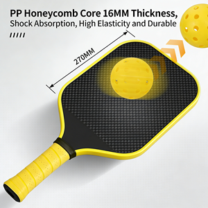 Pala de Pickleball de Fibra de Carbono T700 de Alto Rendimiento, Núcleo de Panal de Abeja de 16 mm, Agarre Antideslizante, Profesional, Personalizada - Product Image 2