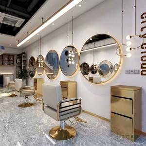 Espejo Moderno de Metal para Barbería y Salón de Belleza, de Una Sola Cara, Montado en la Pared, para Uso Comercial, Venta al Por Mayor - Product Image 3
