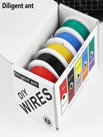 Temukan Kabel Silikon Ultra Fleksibel Mirip Icon 10-30AWG Tahan Suhu Tinggi 200 ° Kabel Penghubung Tembaga Lunak Berlapis Timah untuk Kawat Silikon DIY