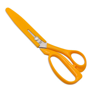Tailor's Scissors Stainless Steel 95mm Yellow With Protective Cover For Fabric Paper Leather Cutting - Product Image 4