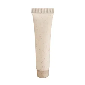 Tubo cosmético de palha de trigo biodegradável, embalagem eco-amigável