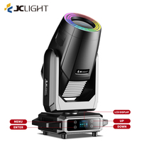Projecteur LED mobile 3-en-1 pour événements scéniques, 350W 380W, avec anneau à 3 cercles, DMX Beam Wash Spot 3IN1 380W BSW