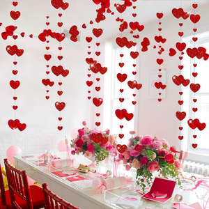 Decoraciones para Fiesta <span class=keywords><strong>de</strong></span> San Valentín, Flores <span class=keywords><strong>de</strong></span> Amor Colgantes en Espiral para Bodas, Aniversarios, Cumpleaños, Despedidas <span class=keywords><strong>de</strong></span> <span class=keywords><strong>Soltera</strong></span>, Día <span class=keywords><strong>de</strong></span> la Madre - Product Image 1