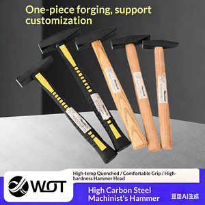 Martillo <span class=keywords><strong>de</strong></span> fontanero <span class=keywords><strong>de</strong></span> acero con alto contenido <span class=keywords><strong>de</strong></span> carbono, mango antideslizante <span class=keywords><strong>de</strong></span> plástico/madera, forjado a alta temperatura, agarre cómodo para construcción - Product Image 1