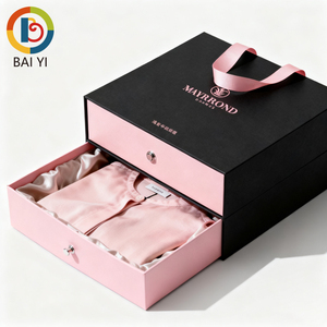 Gran oferta, cajón de lujo, <span class=keywords><strong>caja</strong></span> de <span class=keywords><strong>regalo</strong></span>, Asa de cinta de embalaje, <span class=keywords><strong>caja</strong></span> de cartón rígida <span class=keywords><strong>para</strong></span> gafas, relojes, embalaje, esponja reciclada - Product Image 3