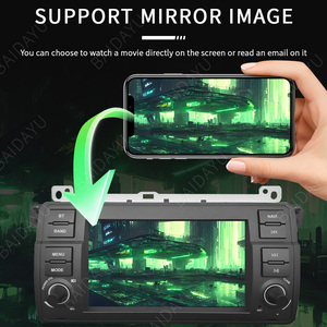 TS7 7inch 2 din android13 hệ thống điện dung màn hình <span class=keywords><strong>GPS</strong></span> navigation âm thanh xe DVD Player cho BMW E46 - Product Image 4