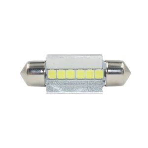 CAR-REFINE Festoon Car Dome Light 36mm 39mm 41mm 6 SMD 3030 LED 12V 24V Car Interior Luz de lectura 39mm Número C5W LED - Product Image 4