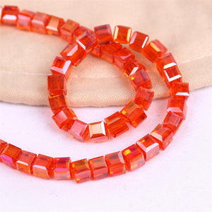 Suxuan Sieraden 10Mm Vierkante Kristallen Kubus Glas Losse Spacer Kraal Voor Sieraden Armband Ketting Maken Diy - Product Image 6