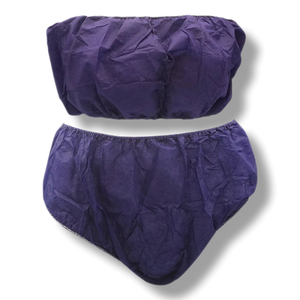 Ropa interior no tejida desechable al por mayor de fábrica profesional y sujetador desechable para mujer para uso en masajes de spa de belleza - Product Image 2