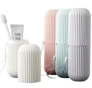 Porte-brosse à dents voyage brosse à dents étui dentifrice brosse à dents conteneurs de stockage Portable rince-bouche tasse <span class=keywords><strong>transporteur</strong></span> - Product Image 1