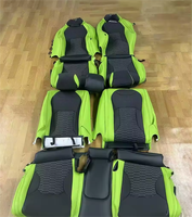 Housse de siège de voiture complète en cuir Nappa rouge personnalisée pour Lamborghini Urus