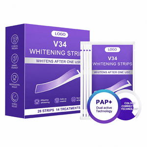 Tiras Correctoras del Color Morado para Dientes <span class=keywords><strong>Glorysmile</strong></span>, Kit de Blanqueamiento Dental Instantáneo, Tiras Dentales Sin Peróxido para Uso Doméstico - Product Image 3