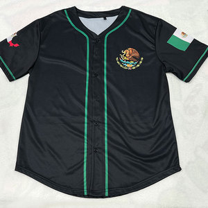 Maillots de baseball et de football personnalisés Mexique à prix de gros, T-shirts Aigle Mexicain, Tenues assorties pour la famille - Product Image 4