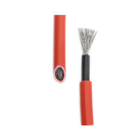 Câble électrique solaire photovoltaïque Datrek PV1-F-1*6mm en cuivre étamé toronné, faible émission de fumée, câble XLPO