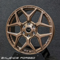 Jantes tout-terrain forgées aspect Beadlock bronze mat, 17-22 pouces, concaves profondes, 5x127 6x139.7, compatibles F150 Dodge Toyota RAV4 CR-V Tesla Jeep