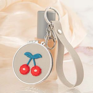 Camellia Flower Compact <b>Mirror</b> Keychain Double Sided Folding Makeup <b>Mirror</b> Portable Pocket 95% Reflectivity Round Compact <b>Mirror</b> - Product Image 4