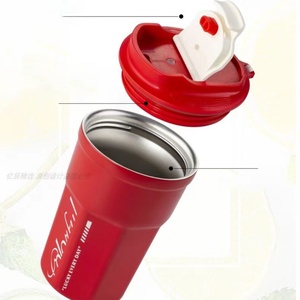 400ml Stainless Steel Portable Insulated Coffee Cup with Handle and 12-Hour Thermal Insulation Includes Lid - Product Image 2