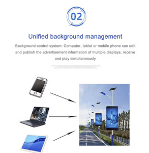 HD độ sáng cao không thấm nước hai mặt thông minh tín hiệu giao thông chiếu sáng 8M 10m cực LCD kỹ thuật số biển màn hình ngoài trời đường phố - Product Image 3