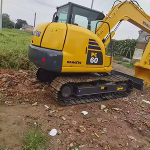Premium Quality Used Excavator High Quality Used Komatsu PC60 <b>Mini</b> Excavator 6 Tons Machine with <b>Motor</b> and Engine for Sale - Product Image 1