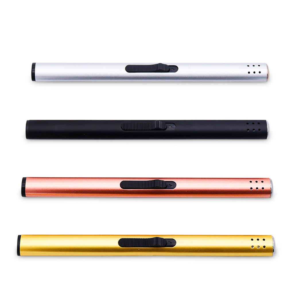 Электрическая дуговая зажигалка с зарядкой от USB, с системами безопасности и индикатором питания, беспламенные ветрозащитные Плазменные зажигалки для свечей