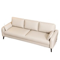 EKL-Ensemble canapé de luxe moderne en cuir véritable de haute qualité pour villas