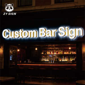 Letrero de Bar Personalizado HD, Diseño Gratuito, Letrero Acrílico RGB Iluminado de Doble Cara, Resistente al Agua, de Alta Gama para Exteriores - Product Image 6