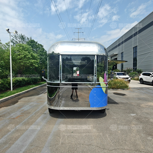 รถขายอาหารเคลื่อนที่ไฟฟ้า ได้รับการรับรองมาตรฐาน CE และ DOT สำหรับขายขนม ชานม บาร์บีคิว และอาหารจานด่วนริมทาง - Product Image 5