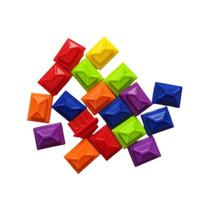 Figuras de Construcción en Miniatura para Juegos de Mesa 3D, Marcadores de Propiedad en Forma de Casa de Plástico Portátiles, Fichas de Juego de Construcción en Miniatura - Product Image 4