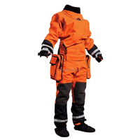 Combinaison de sauvetage OEM/ODM certifiée CE, légère, imperméable, avec genouillères renforcées en Kevlar, en nylon Oxford composite 3 couches, fermeture éclair sur la poitrine