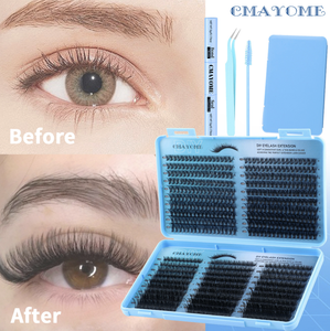 Aesphylash Synthetic Hair <b>Lash</b> <b>Clusters</b> Kit Wispy Eyelash <b>Clusters</b> Matte Natural DIY <b>Lash</b> Extension 10-16mm 300pcs Cruelty-Free - Product Image 5