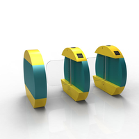 Torniquete de Barrera Inteligente para Guarderías y Parques de Atracciones, Lector de Tarjetas RFID, Código QR, Sistema de Control de Acceso Facial