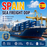 Expédition maritime de la Chine vers l'Espagne, livraison express DDP porte à porte, transitaire DDP, expédition DDP USA, livraison rapide DDP USA
