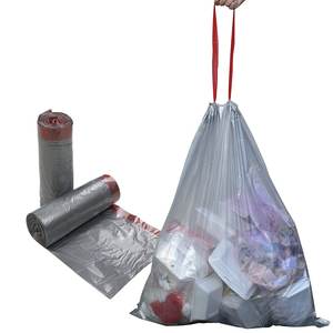 Sacs poubelle résistants et étanches personnalisables en direct d'usine avec certifications, cordon de serrage, soufflet latéral, fonction de sécurité - Product Image 4