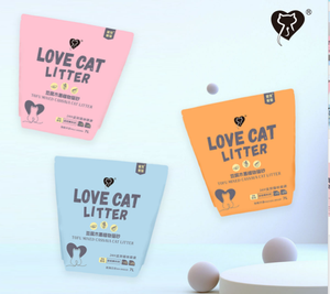 Lovecat Sea Breeze 6 sacos 2.0mm 7L Eco-friendly Areia Do Gato com Efeito de Ajuntação Tofu Mista Mandioca Areia Do Gato - Product Image 3