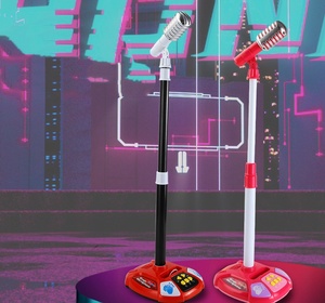 Wholesale Multi-functional Musical Toy Adjustable Stand <b>Microphone</b> <b>Singing</b> Toy Musical Instrument for Kids Portable - Product Image 6