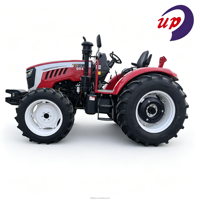 Tractor Agrícola 4x4 de Alta Eficiencia con Juego Completo de Implementos Opcionales para Plantación de Cultivos, Renovación de Terrenos y Transporte Agrícola