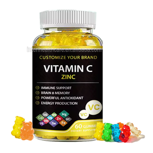 OEM Etiqueta Privada Vitamina C Gomitas 1000mg Vitamina C con Zinc Naranja Oso Forma Gummy - Product Image 5